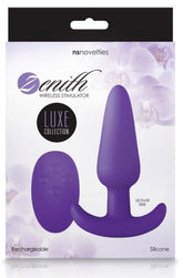 Zenith Wireless Stimulator Purple Butt Plugs
